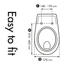 Cedo Palm Beach Wc Bril Wit Softclose Duroplast -Badkamerartikelen Winkel 123 7940