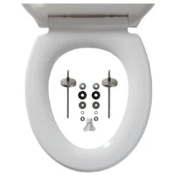 Tiger WC Bril Speckels Duroplast Zwart-wit 12 Tiger WC Bril Speckels Duroplast Zwart-wit -Badkamerartikelen Winkel 123 7957