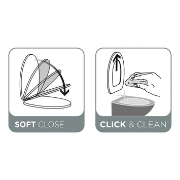 Tiger WC Bril Mason Zwart Kunststof Met Softclose 8 Tiger WC Bril Mason Zwart Kunststof Met Softclose - Afbeelding 6