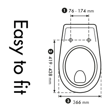 Cedo Monster Wc Bril Softclose Duroplast 5 Cedo Monster Wc Bril Softclose Duroplast - Afbeelding 3