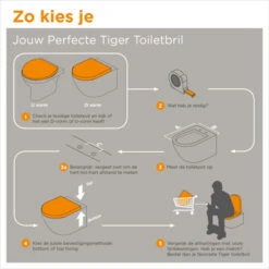 Tiger WC Bril Carter Wit Met Softclose -Badkamerartikelen Winkel 123 8002