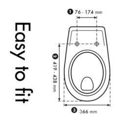 Cedo Dream Blue Wc Bril Softclose Duroplast -Badkamerartikelen Winkel 123 8031