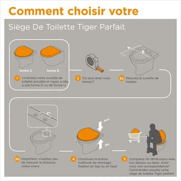 Tiger WC Bril Mason Wit Kunststof Met Softclose 8 Tiger WC Bril Mason Wit Kunststof Met Softclose - Afbeelding 6