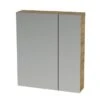 TIGER S-line Spiegelkast 60cm Chalet Eiken -Badkamerartikelen Winkel 123 825