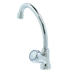 Handson Fonteinkraan Thomas C-uitloop Met Draaiknop Chroom -Badkamerartikelen Winkel 123 8254