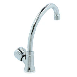 Handson Fonteinkraan Thomas C-uitloop Met Draaiknop Chroom -Badkamerartikelen Winkel 123 8256