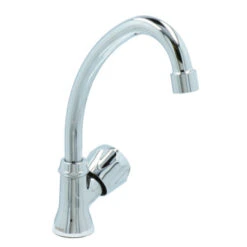 Handson Fonteinkraan Thomas C-uitloop Met Draaiknop Chroom -Badkamerartikelen Winkel 123 8258