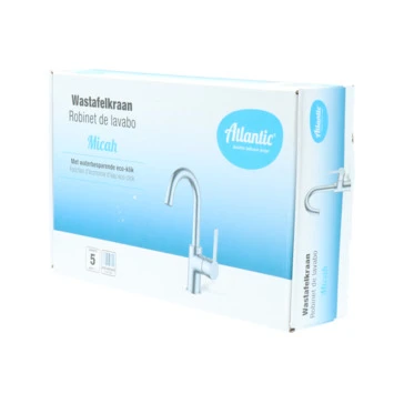 Atlantic Wastafelkraan Micah Met Hendel Chroom 14 Atlantic Wastafelkraan Micah Met Hendel Chroom - Afbeelding 12