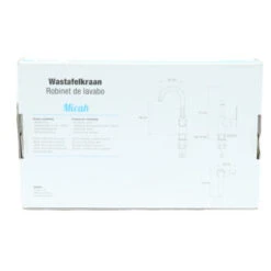 Atlantic Wastafelkraan Micah Met Hendel Chroom 27 Atlantic Wastafelkraan Micah Met Hendel Chroom -Badkamerartikelen Winkel 123 8328