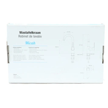 Atlantic Wastafelkraan Micah Met Hendel Chroom 15 Atlantic Wastafelkraan Micah Met Hendel Chroom - Afbeelding 13