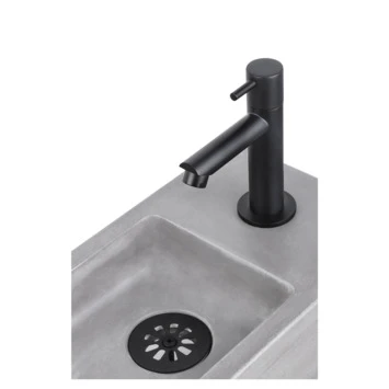 Differnz Fonteinkraan Recht Mat Zwart 4 Differnz Fonteinkraan Recht Mat Zwart - Afbeelding 2