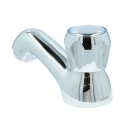 Handson Fonteinkraan Thomas Lage Uitloop Met Draaiknop Chroom -Badkamerartikelen Winkel 123 8384