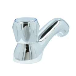 Handson Fonteinkraan Thomas Lage Uitloop Met Draaiknop Chroom -Badkamerartikelen Winkel 123 8386