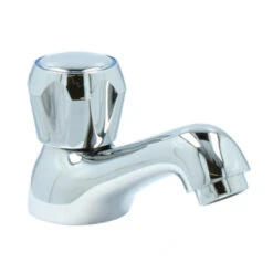 Handson Fonteinkraan Thomas Lage Uitloop Met Draaiknop Chroom -Badkamerartikelen Winkel 123 8388