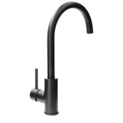 Atlantic Keukenkraan Colin Met Hendel Zwart -Badkamerartikelen Winkel 123 8408