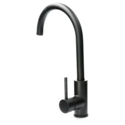 Atlantic Keukenkraan Colin Met Hendel Zwart -Badkamerartikelen Winkel 123 8416