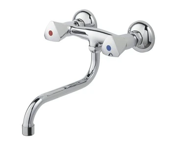 OK Keukenkraan 2-knops Onderuitloop Chroom 15 Cm 3 OK Keukenkraan 2-knops Onderuitloop Chroom 15 Cm