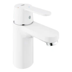 GROHE Wastafelkraan Get S-size Met Hendel En Afvoerplug Wit