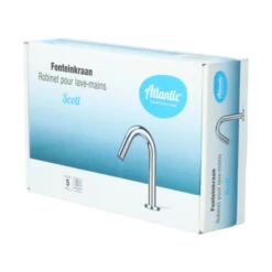 Atlantic Fonteinkraan Scott Met Draaiknop Chroom -Badkamerartikelen Winkel 123 8450