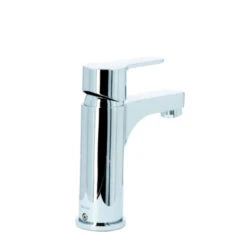 Atlantic Wastafelkraan Parker Met Hendel Chroom -Badkamerartikelen Winkel 123 8463