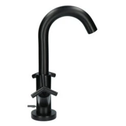 Absolut Wastafelkraan Post 2-knops Zwart -Badkamerartikelen Winkel 123 8507