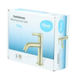 Atlantic Fonteinkraan Riley Met Hendel Messing -Badkamerartikelen Winkel 123 8531