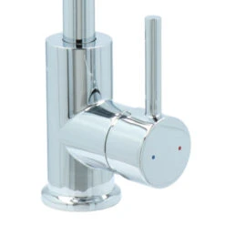 Absolut Wastafelkraan Haiti Met Hendel En Pop-up Afvoerplug Chroom -Badkamerartikelen Winkel 123 8585