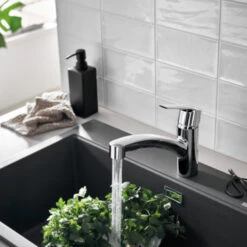 Grohe Quickfix Keukenkraan Start Uittrekbare Dual Spray -Badkamerartikelen Winkel 123 8595