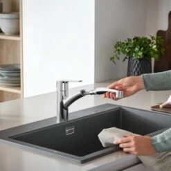 Grohe Quickfix Keukenkraan Start Uittrekbare Dual Spray -Badkamerartikelen Winkel 123 8596