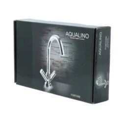 Aqualino Keukenkraan Fortore 2-knops Chroom 22 Aqualino Keukenkraan Fortore 2-knops Chroom -Badkamerartikelen Winkel 123 8616
