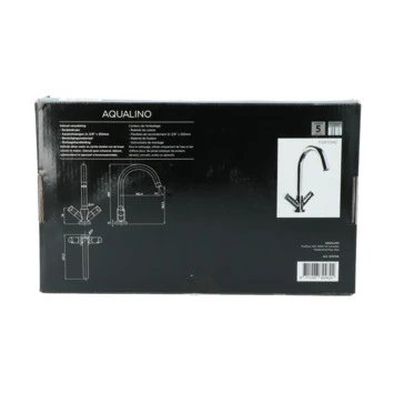 Aqualino Keukenkraan Fortore 2-knops Chroom 13 Aqualino Keukenkraan Fortore 2-knops Chroom - Afbeelding 11