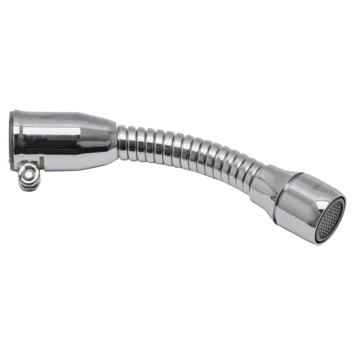 Sanivesk Kraanslang Universeel + Slangklem Chroom 3 Sanivesk Kraanslang Universeel + Slangklem Chroom