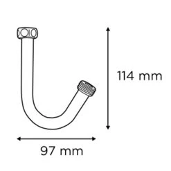 Tiger Stijgpijp Chroom 10 Tiger Stijgpijp Chroom -Badkamerartikelen Winkel 123 8694