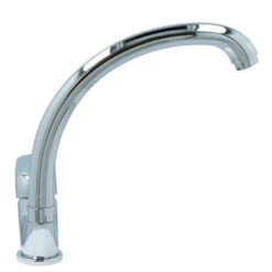 OK Keukenkraan Met Hoog Gebogen Uitloop En Hendel Chroom -Badkamerartikelen Winkel 123 8701