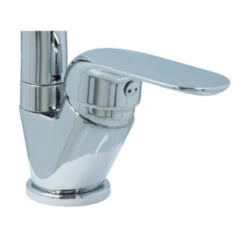 OK Keukenkraan Met Hoog Gebogen Uitloop En Hendel Chroom -Badkamerartikelen Winkel 123 8704