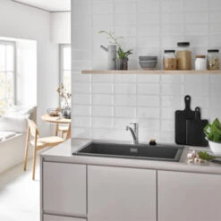 Grohe Quickfix Keukenkraan Start Lage Uitloop Chroom -Badkamerartikelen Winkel 123 8804