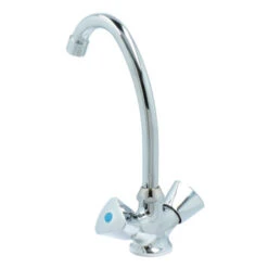 OK Keukenkraan 2-knops Chroom 15 OK Keukenkraan 2-knops Chroom -Badkamerartikelen Winkel 123 8825