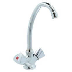 OK Keukenkraan 2-knops Chroom 19 OK Keukenkraan 2-knops Chroom -Badkamerartikelen Winkel 123 8829