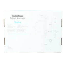 Atlantic Keukenkraan Kaden Met Hendel Chroom -Badkamerartikelen Winkel 123 8847