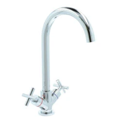 Aqualino Keukenkraan Ceronda 2-knops Chroom -Badkamerartikelen Winkel 123 8875