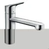 Hansgrohe Keukenkraan Focus M43 Met Hendel RVS 120 1 Hansgrohe Keukenkraan Focus M43 Met Hendel RVS 120 -Badkamerartikelen Winkel 123 8945