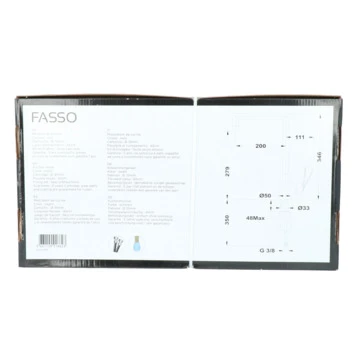 Absolut Keukenkraan Fasso Met Hendel Zwart 15 Absolut Keukenkraan Fasso Met Hendel Zwart - Afbeelding 13