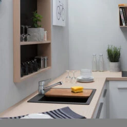 Hansgrohe Keukenkraan Focus M43 Met Hendel Chroom 100 -Badkamerartikelen Winkel 123 9055