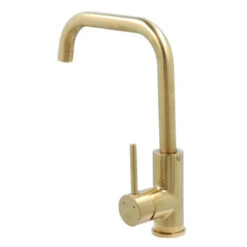 Handson Keukenkraan Olivier Met Hendel Messing 17 Handson Keukenkraan Olivier Met Hendel Messing -Badkamerartikelen Winkel 123 9069