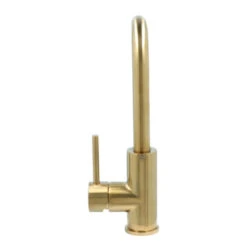 Handson Keukenkraan Olivier Met Hendel Messing 18 Handson Keukenkraan Olivier Met Hendel Messing -Badkamerartikelen Winkel 123 9070