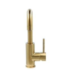 Handson Keukenkraan Olivier Met Hendel Messing 22 Handson Keukenkraan Olivier Met Hendel Messing -Badkamerartikelen Winkel 123 9074