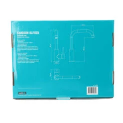 Handson Keukenkraan Olivier Met Hendel Messing 27 Handson Keukenkraan Olivier Met Hendel Messing -Badkamerartikelen Winkel 123 9079