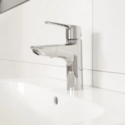 Grohe Wastafelkraan Start M-size Uittrekbaar QuickFix Chroom -Badkamerartikelen Winkel 123 9097