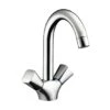 Hansgrohe Wastafelkraan MyCube 2-knops Chroom -Badkamerartikelen Winkel 123 9102