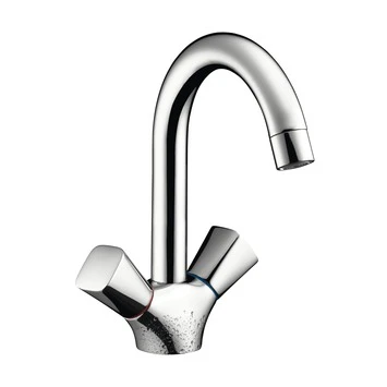 Hansgrohe Wastafelkraan MyCube 2-knops Chroom 3 Hansgrohe Wastafelkraan MyCube 2-knops Chroom